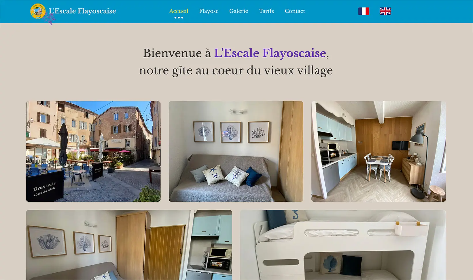 L'escale Flayoscaise, site vitrine de location de vacances